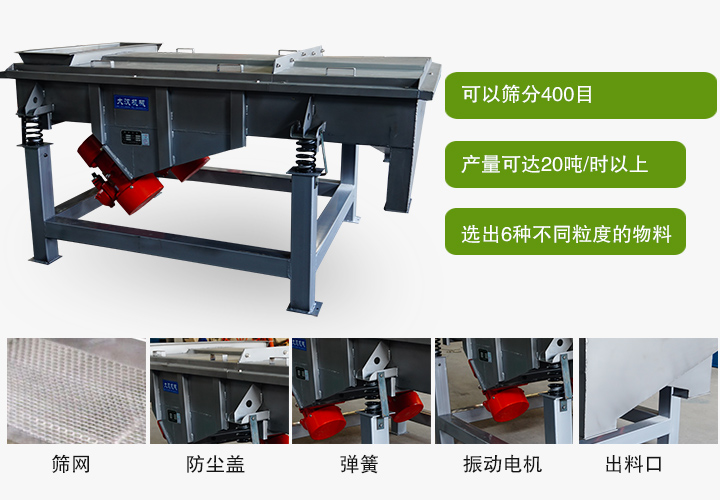 高頻直線振動篩產品優點